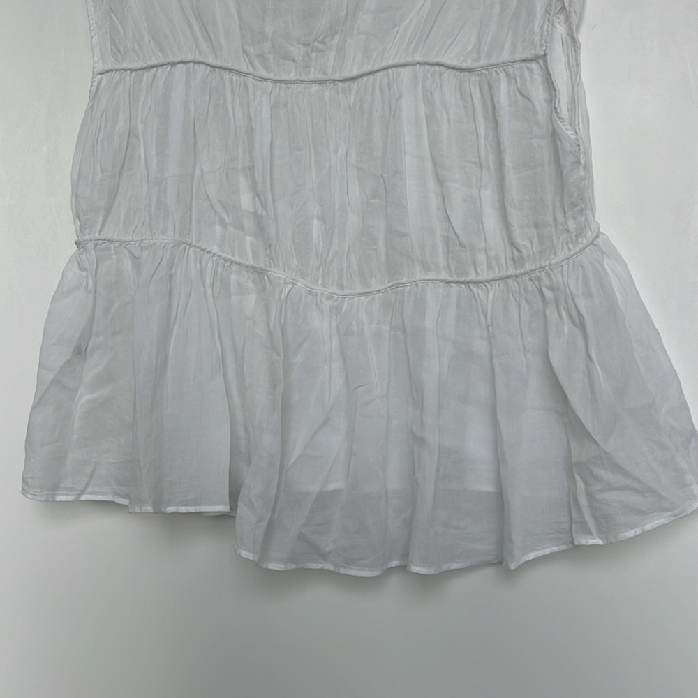 Massimo Dutti Cotton Voile Blouse - Picture 9 of 10
